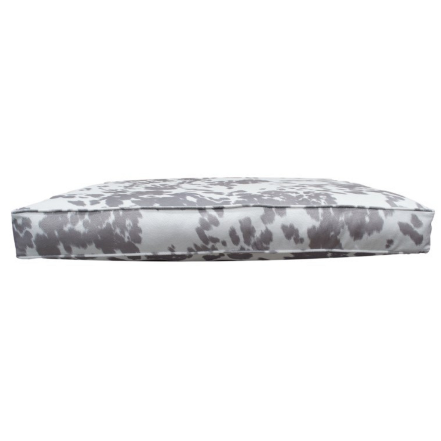 Gray Faux Cowhide Custom Bed