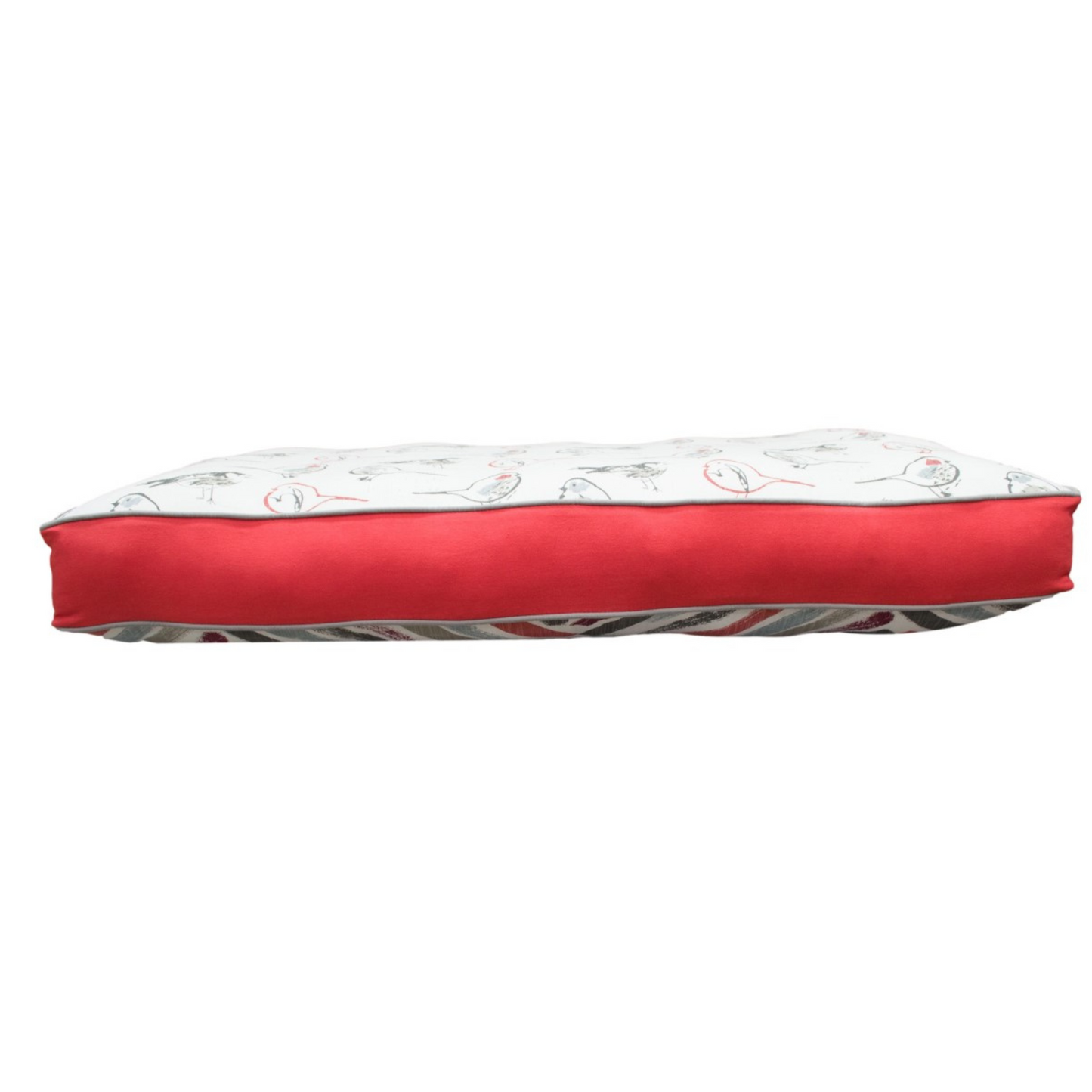 Scarlet Bird Slub Canvas Custom Bed