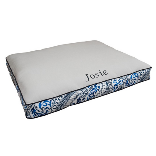 Serene Cobalt Custom Bed