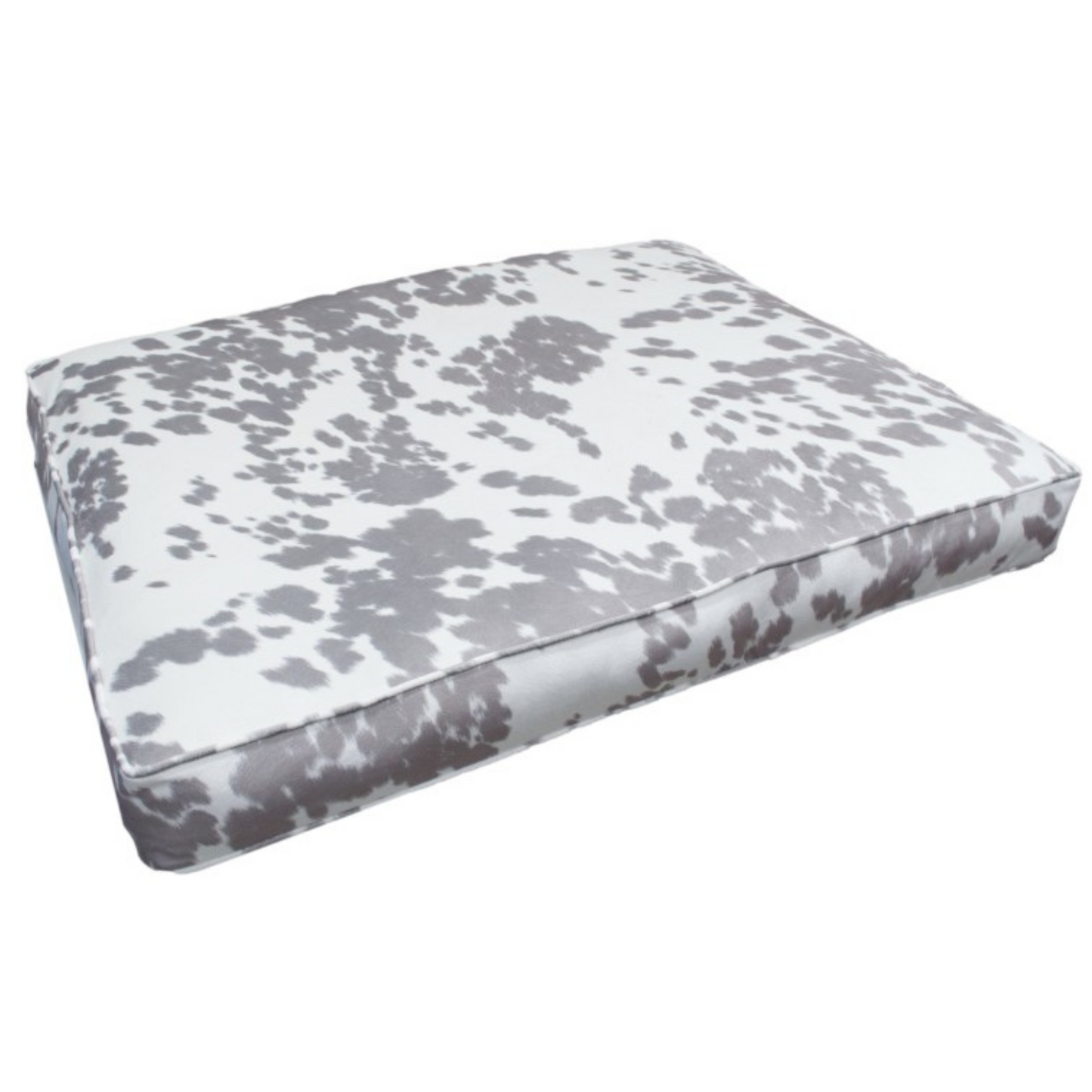 Gray Faux Cowhide Custom Bed