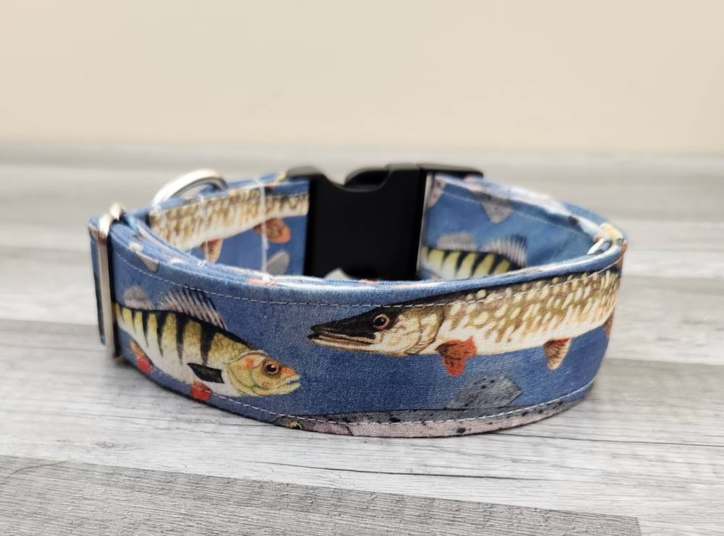 Gone Fishin' Big Dog Collar