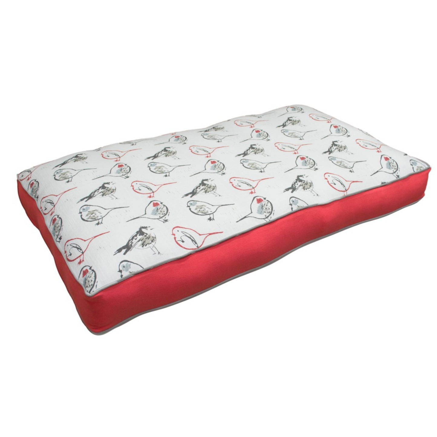 Scarlet Bird Slub Canvas Custom Bed