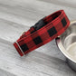 Red Buffalo Plaid Big Dog Collar