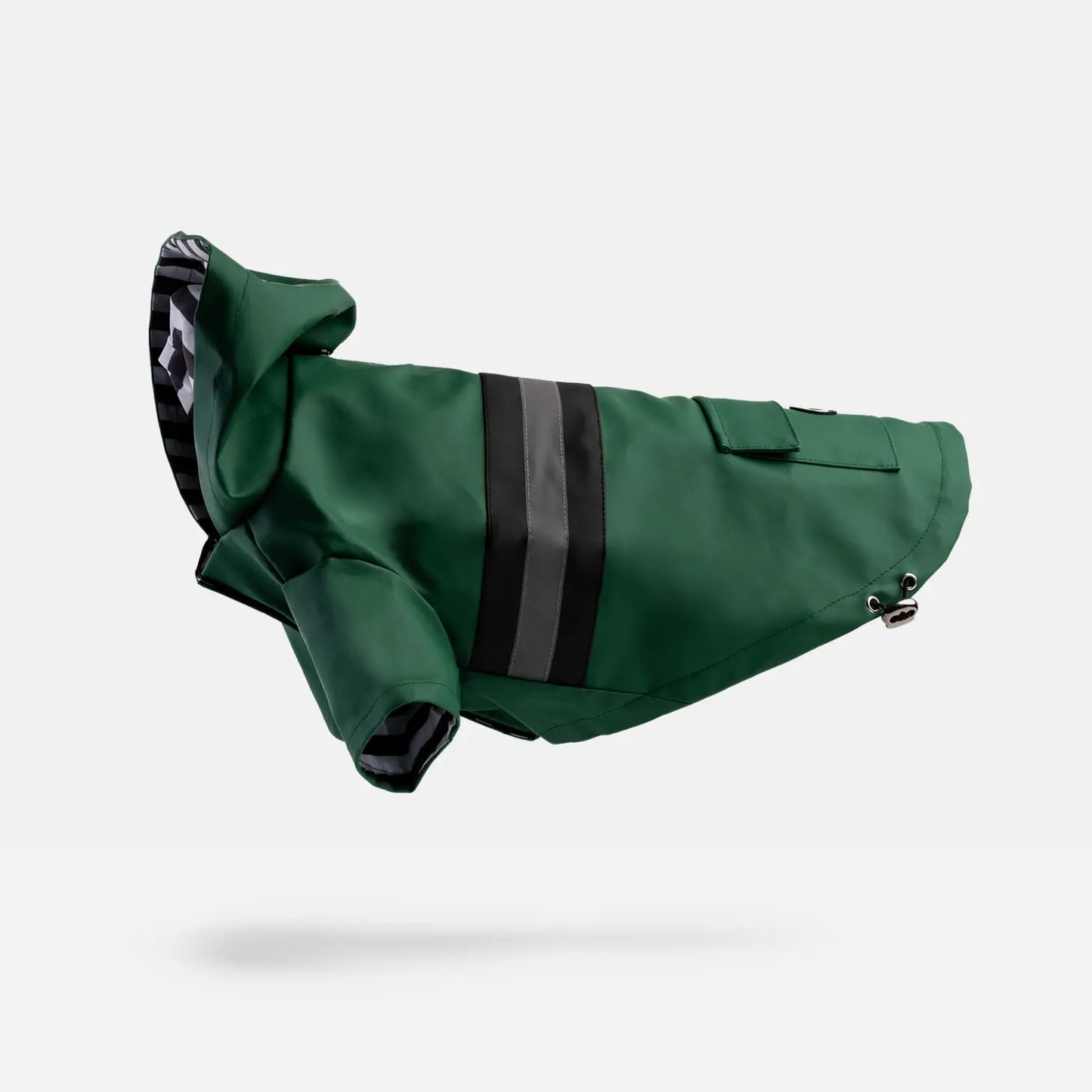 Green Aden Dog Raincoat